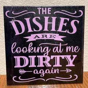 Wood sign that can stand on its own